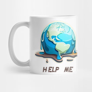 Help Me | Planet in Perli Mug